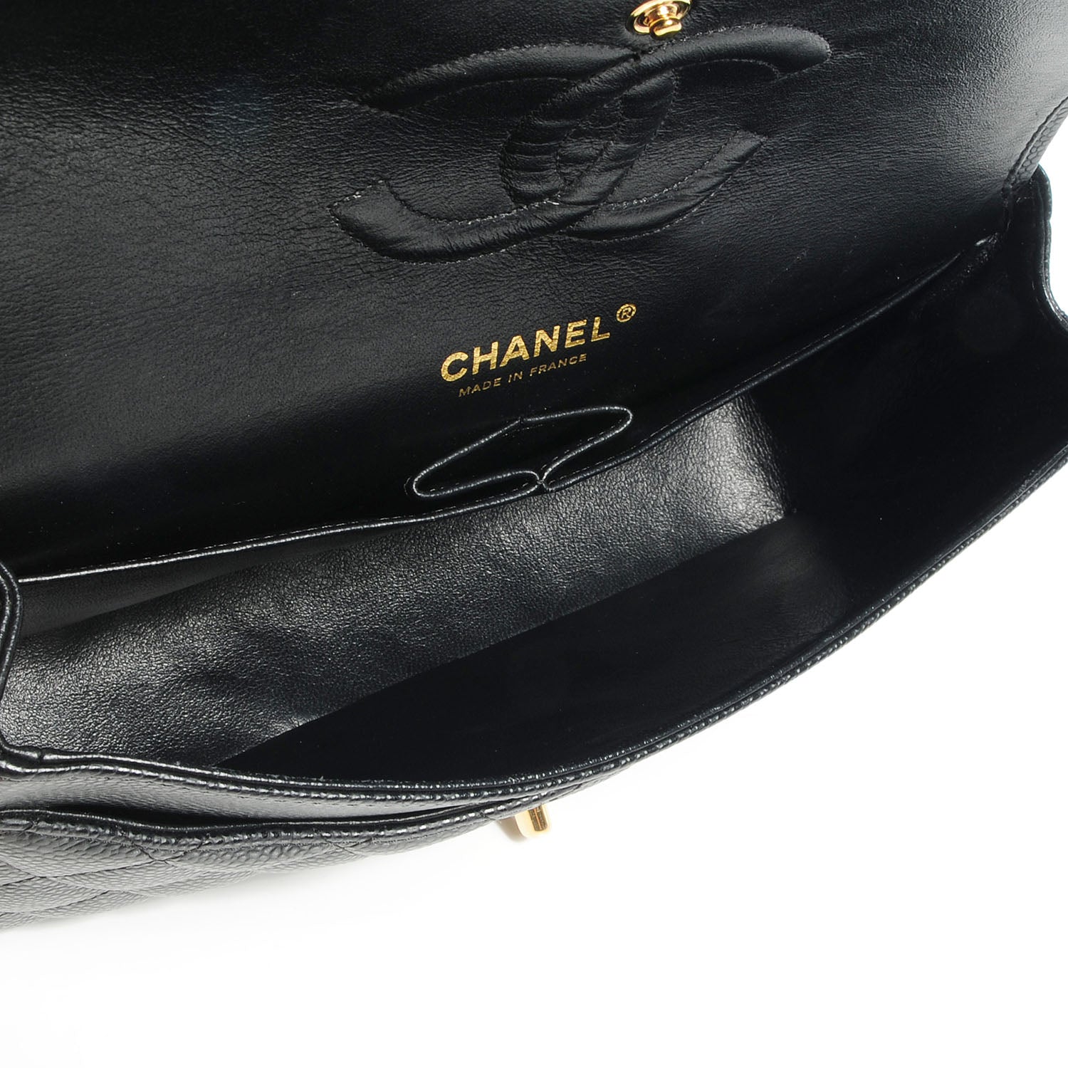 Chanel Caviar Quilted Medium Double Flap Black 5 of 11
