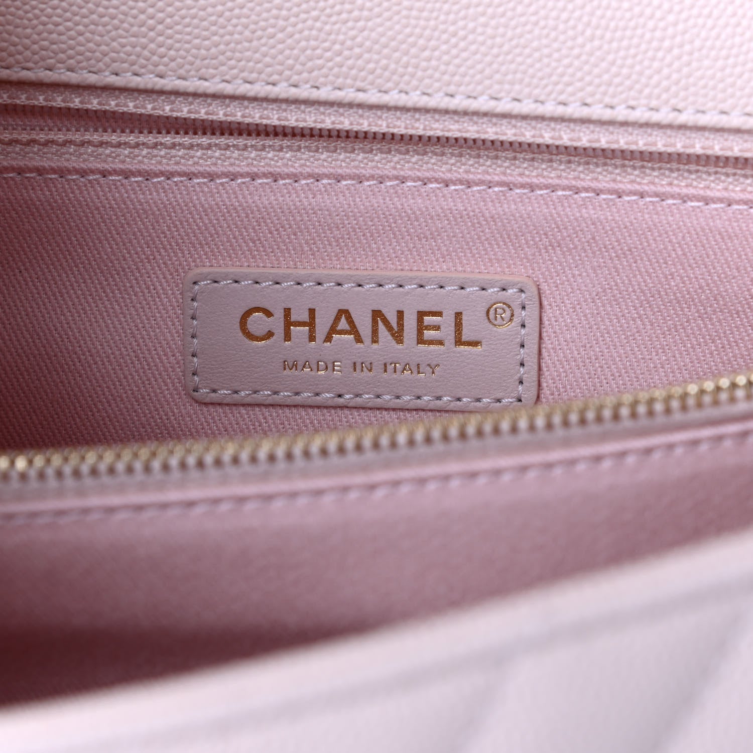 Chanel Caviar Lizard Embossed Chevron Quilted Small Coco Handle Flap Beige 5 of 8