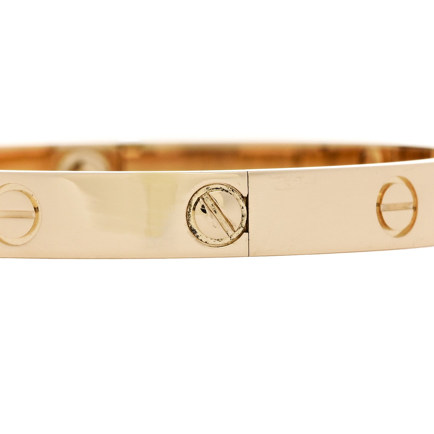 18K Yellow Gold LOVE Bracelet 17