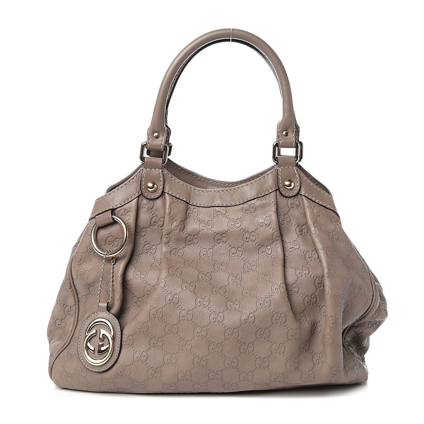 Guccissima Medium Sukey Tote Taupe