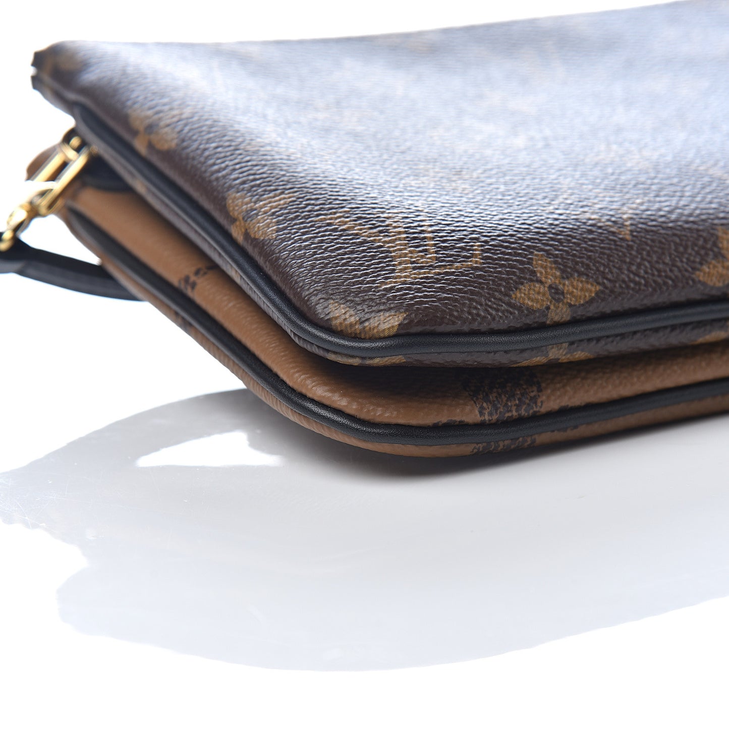 Reverse Monogram Giant Double Zip Pochette