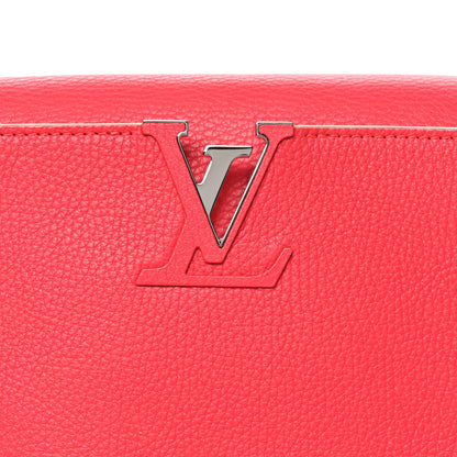 Louis Vuitton Taurillon Capucines MM Litchi Galet 7 of 9