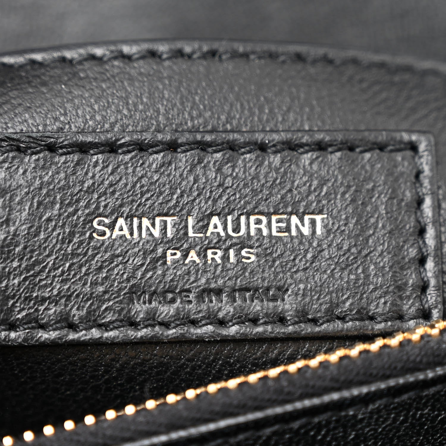 Saint Laurent Sheepskin Matelasse Chevron Monogram Medium College Bag Black 7 of 14
