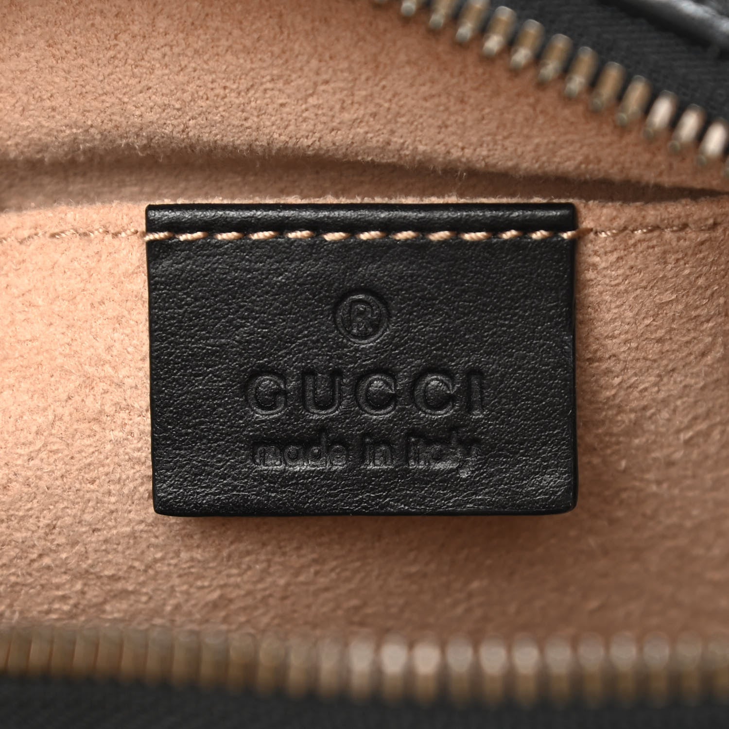Gucci Calfskin Matelasse Small GG Marmont Chain Shoulder Bag Black 6 of 11