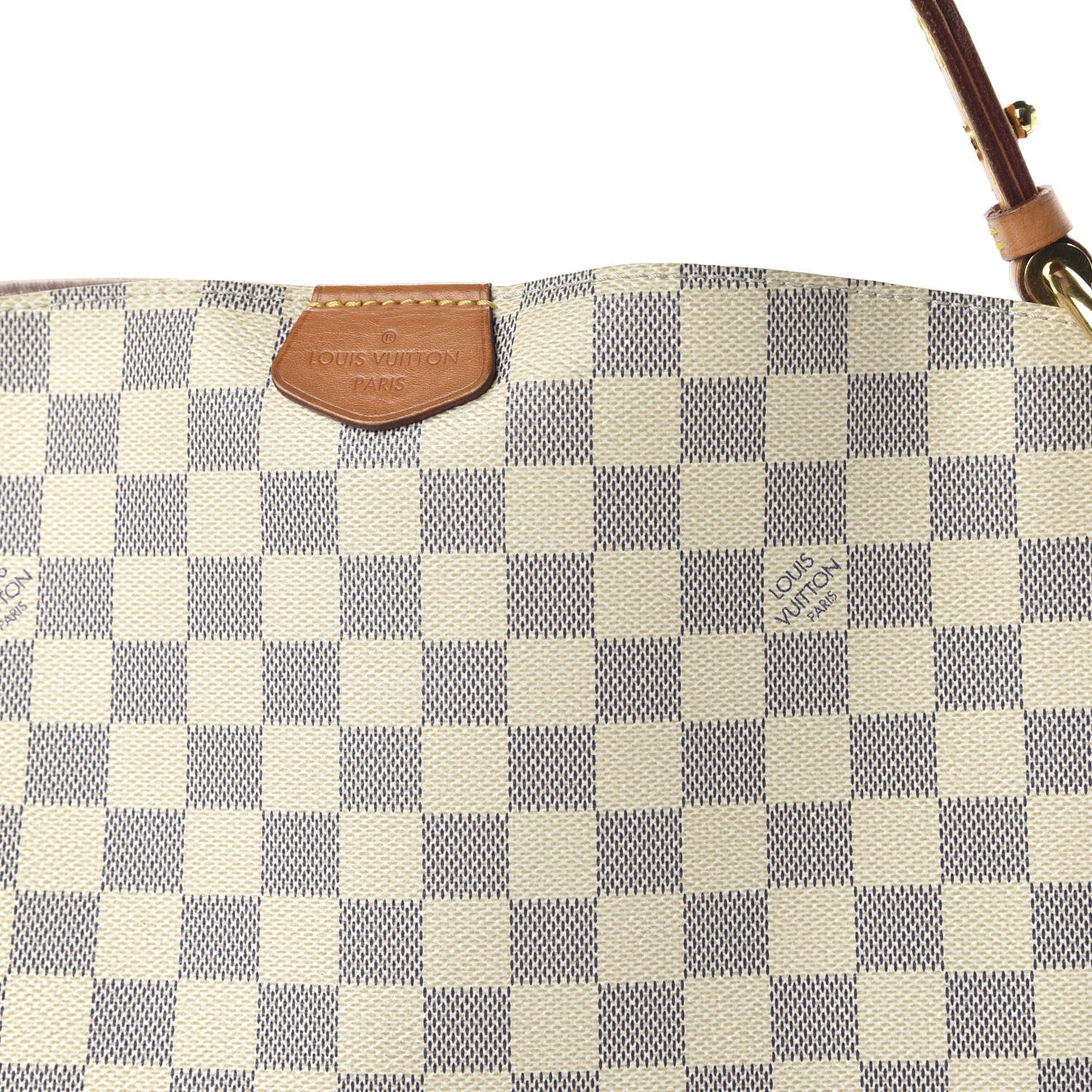 Louis Vuitton Damier Azur Graceful PM Rose Ballerine 9 of 9