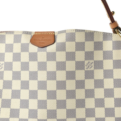 Louis Vuitton Damier Azur Graceful PM Rose Ballerine 9 of 9