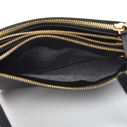 Celine Lambskin Small Trio Crossbody Bag Black 6 of 9