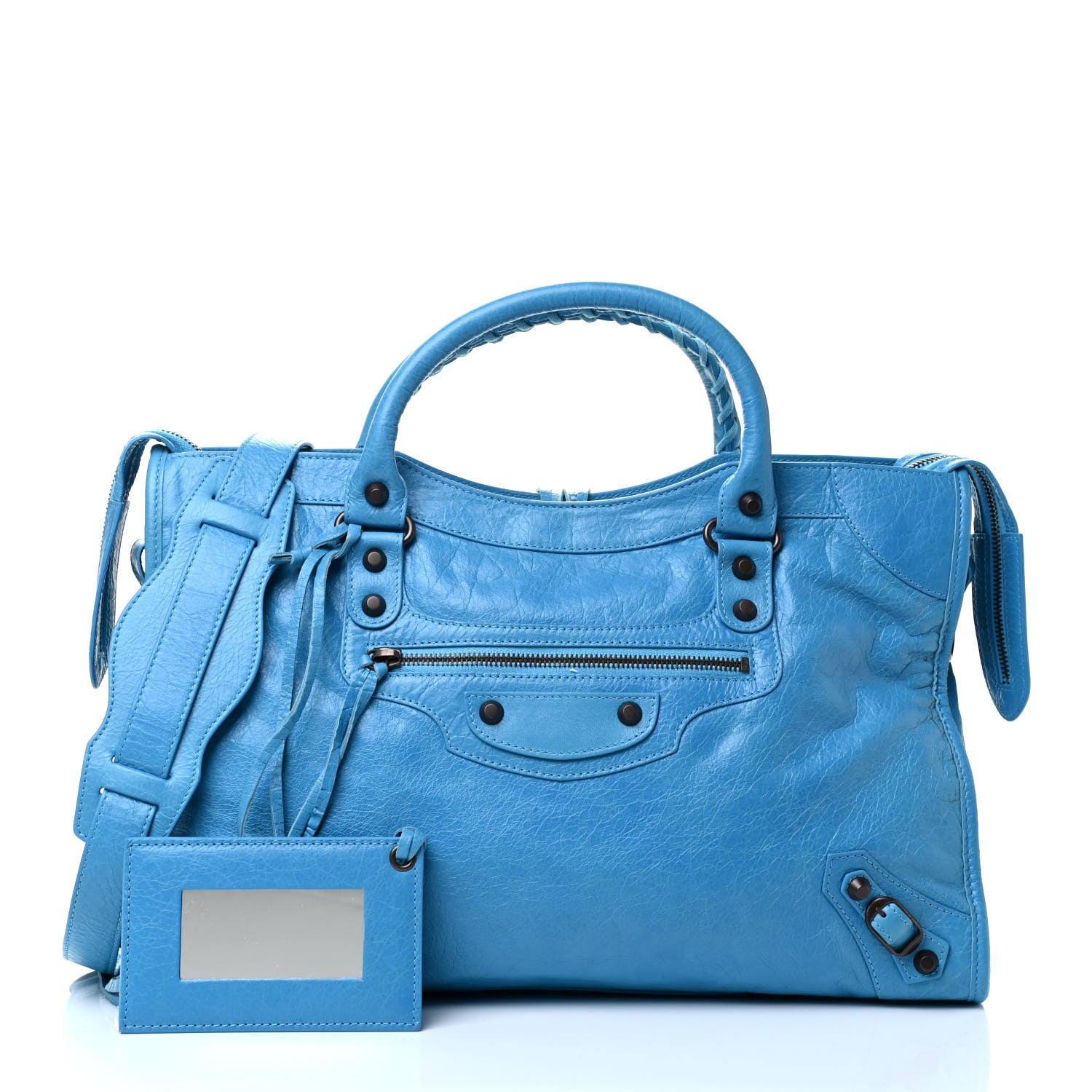 Balenciaga Agneau Classic Hardware City Bleu Azur Clair 1 of 4
