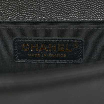 Chanel Caviar Quilted Medium Boy Flap Black 6 of 11