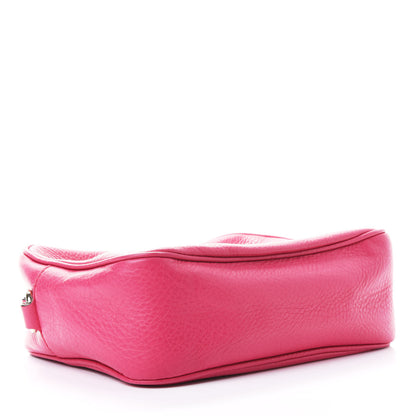 Gucci Pebbled Calfskin Small Soho Disco Bag Fuchsia 3 of 4