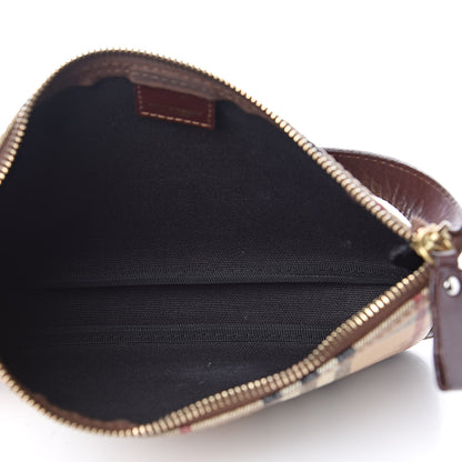 Burberry Haymarket Check Shoulder Bag Chocolate 5 of 13