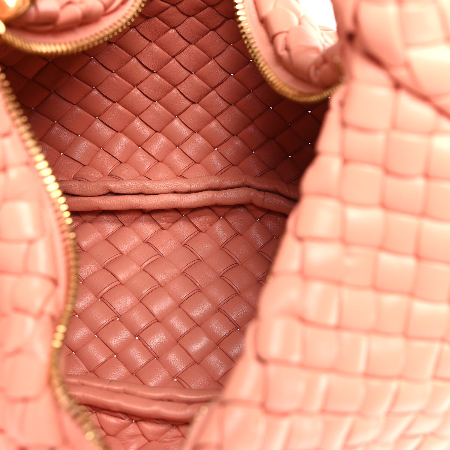 Bottega Veneta Lambskin Padded Intrecciato Mini Jodie Peachy 6 of 9
