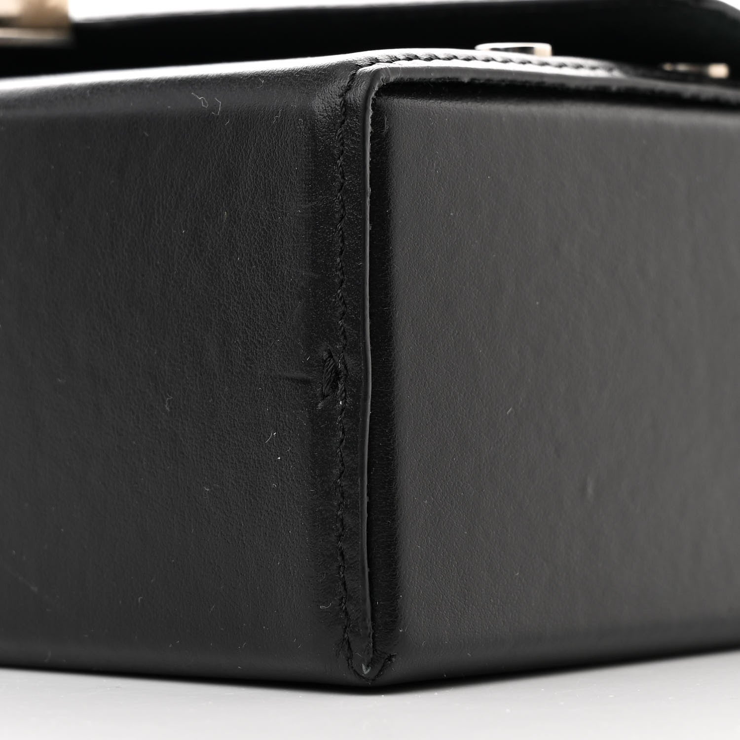 Fendi X MARC JACOBS Nappa Logo Baguette Soft Trunk Bag Black 10 of 10