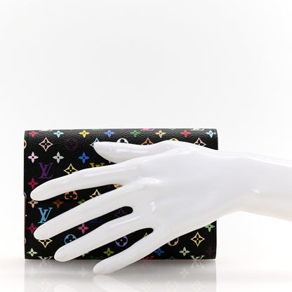 Louis Vuitton Monogram Multicolor Alexandra Wallet Black 2 of 9
