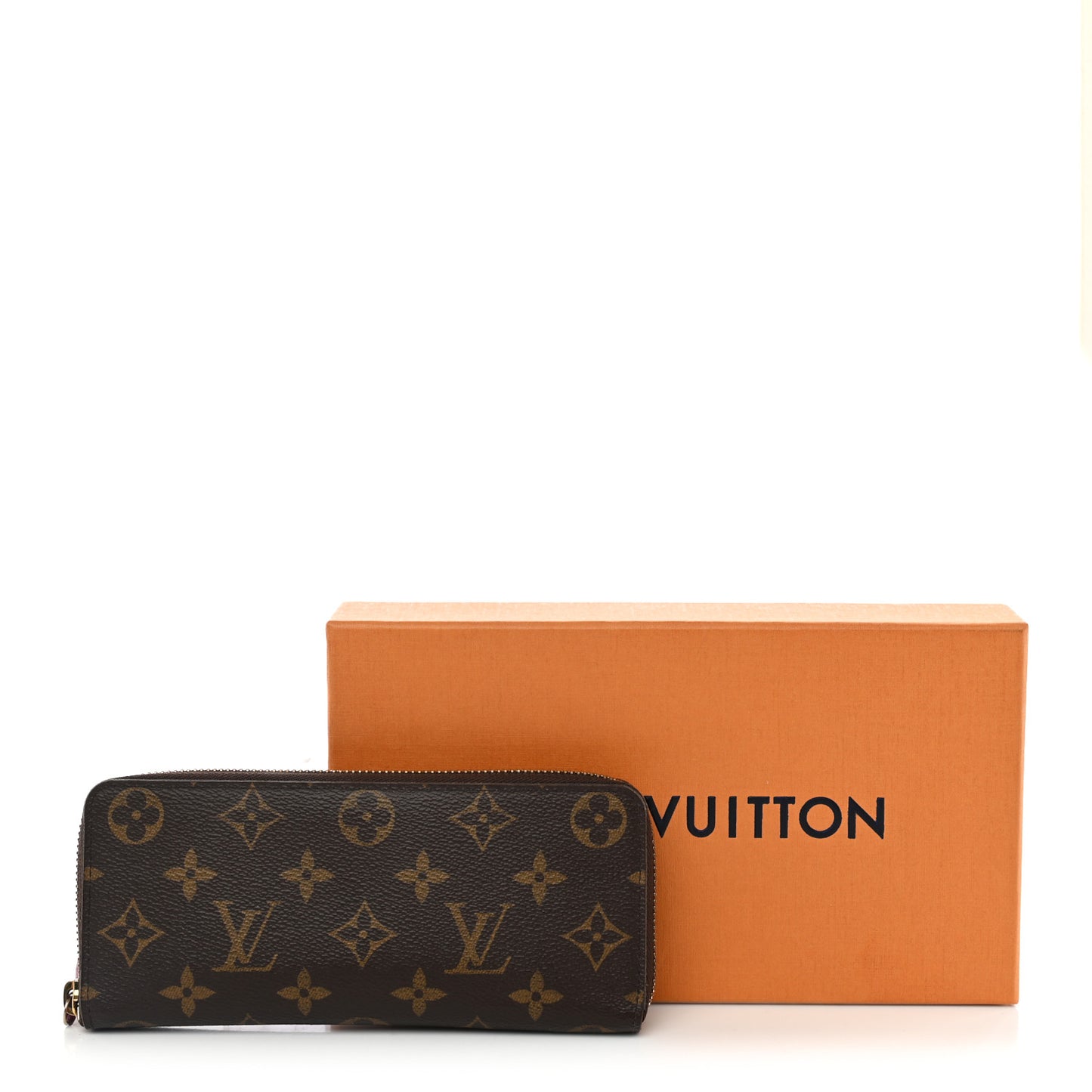 Monogram Clemence Wallet Fuchsia
