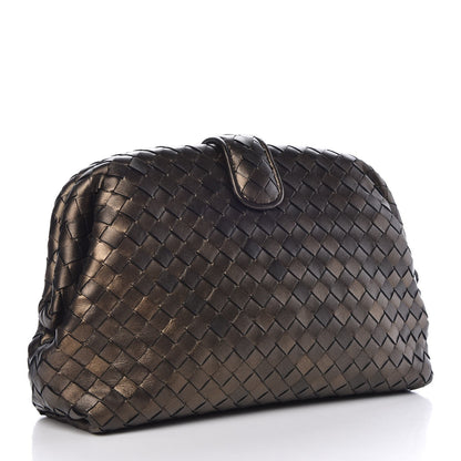 Bottega Veneta Nappa Intrecciato The Lauren 1980 Clutch Dark Bronze 3 of 8