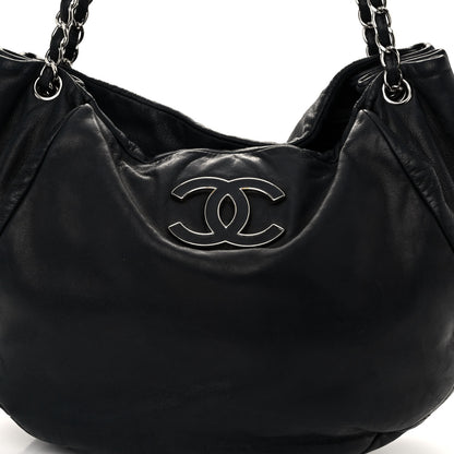 Chanel Lambskin Sensual Hobo Black 8 of 10