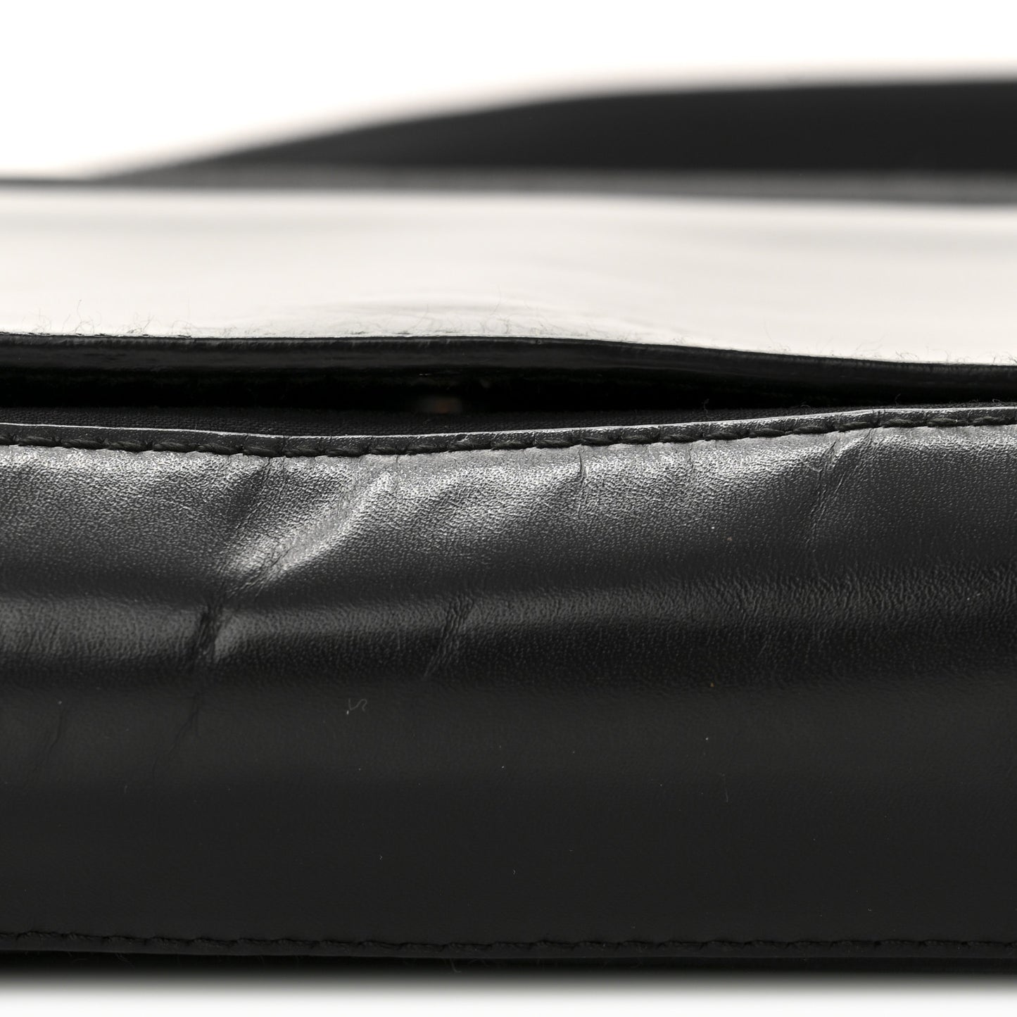 Canvas Soft Calfskin Super Basic 100 Shoulder Bag Black
