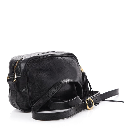 Gucci Pebbled Calfskin Mini Soho Disco Bag Black 3 of 11