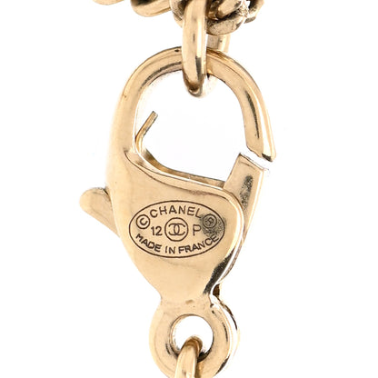Chanel Crystal Gripoix CC Necklace Gold Multicolor 7 of 7