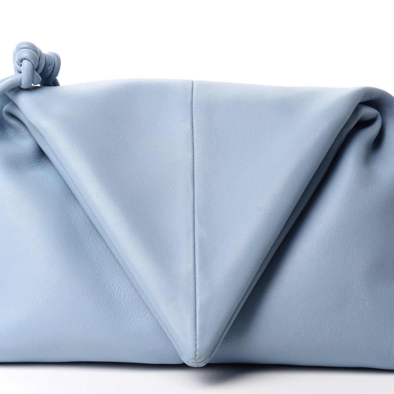 Bottega Veneta Lambskin BV Trine Clutch Ice 11 of 11