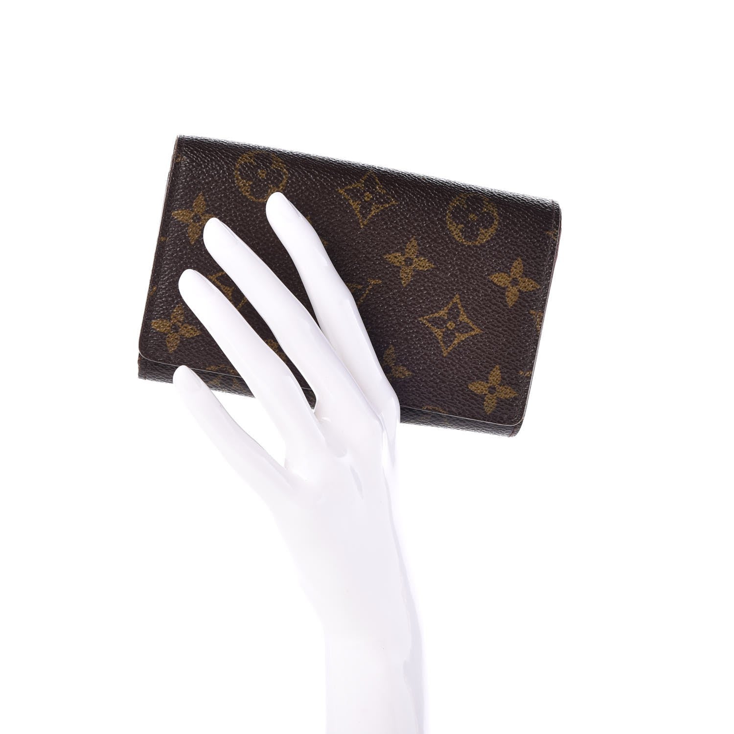 Louis Vuitton Monogram Porte-Monnaie Tresor Wallet 2 of 10