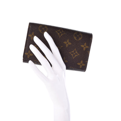 Louis Vuitton Monogram Porte-Monnaie Tresor Wallet 2 of 10