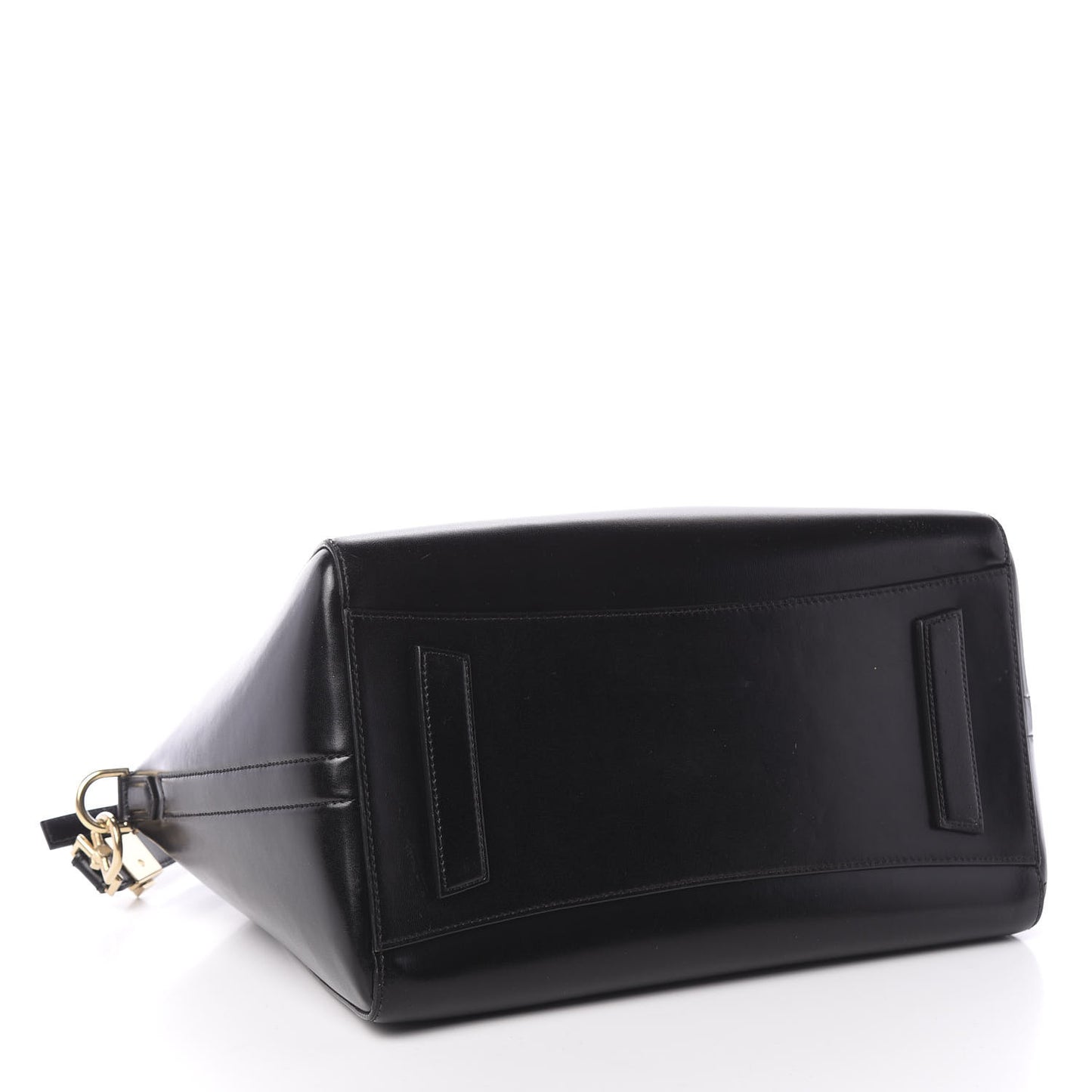 Shiny Lord Calfskin Medium Antigona Black