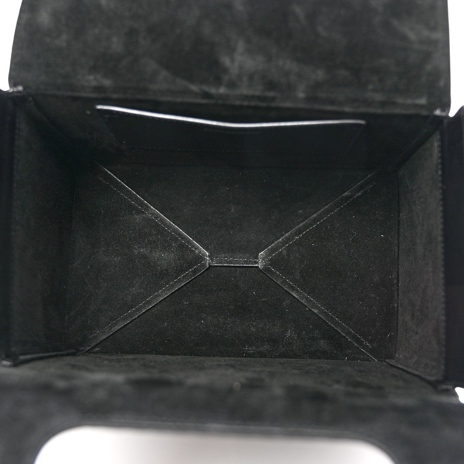 Saint Laurent Calfskin Monogram Take Away Box Black 5 of 7