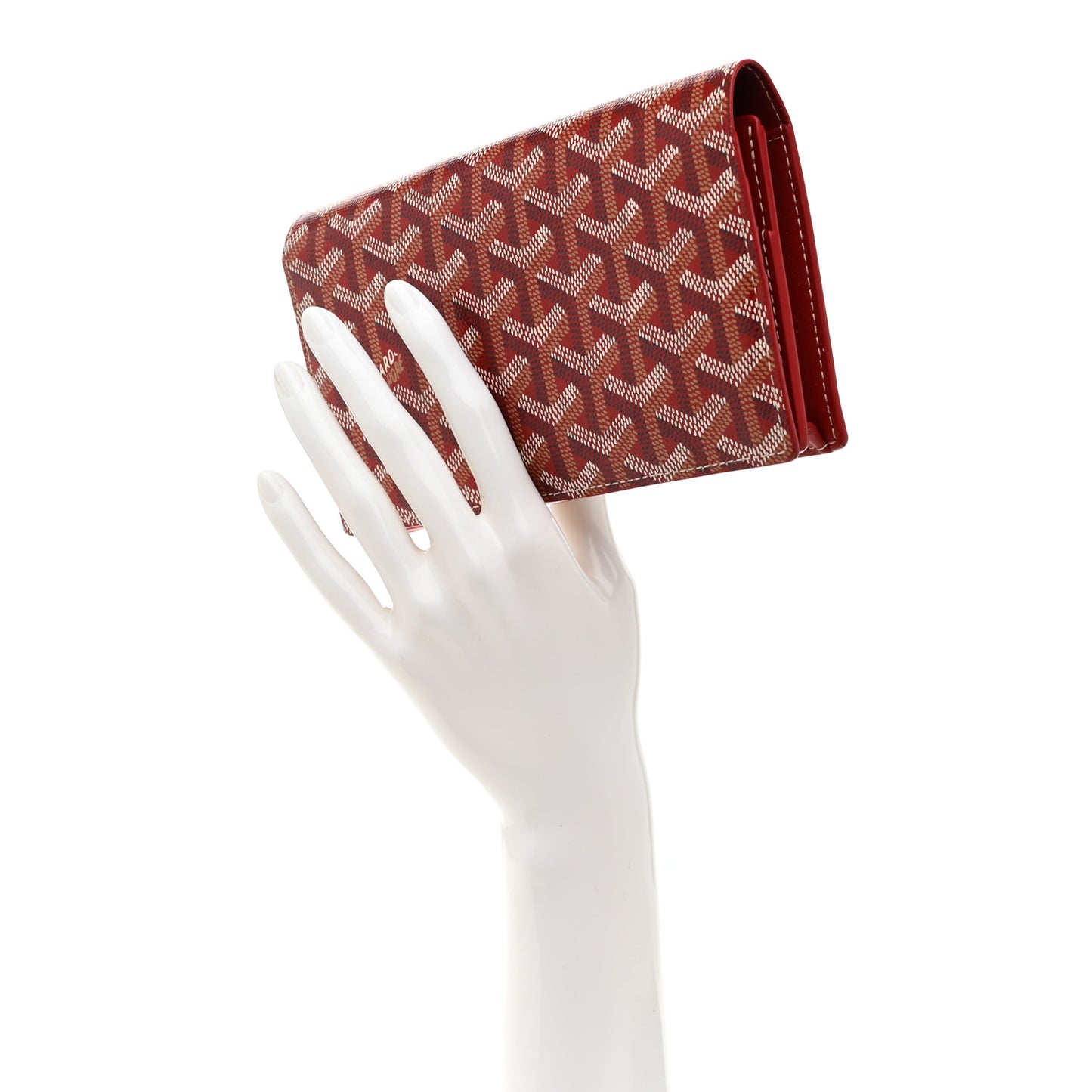 Goyardine Richelieu Wallet Red