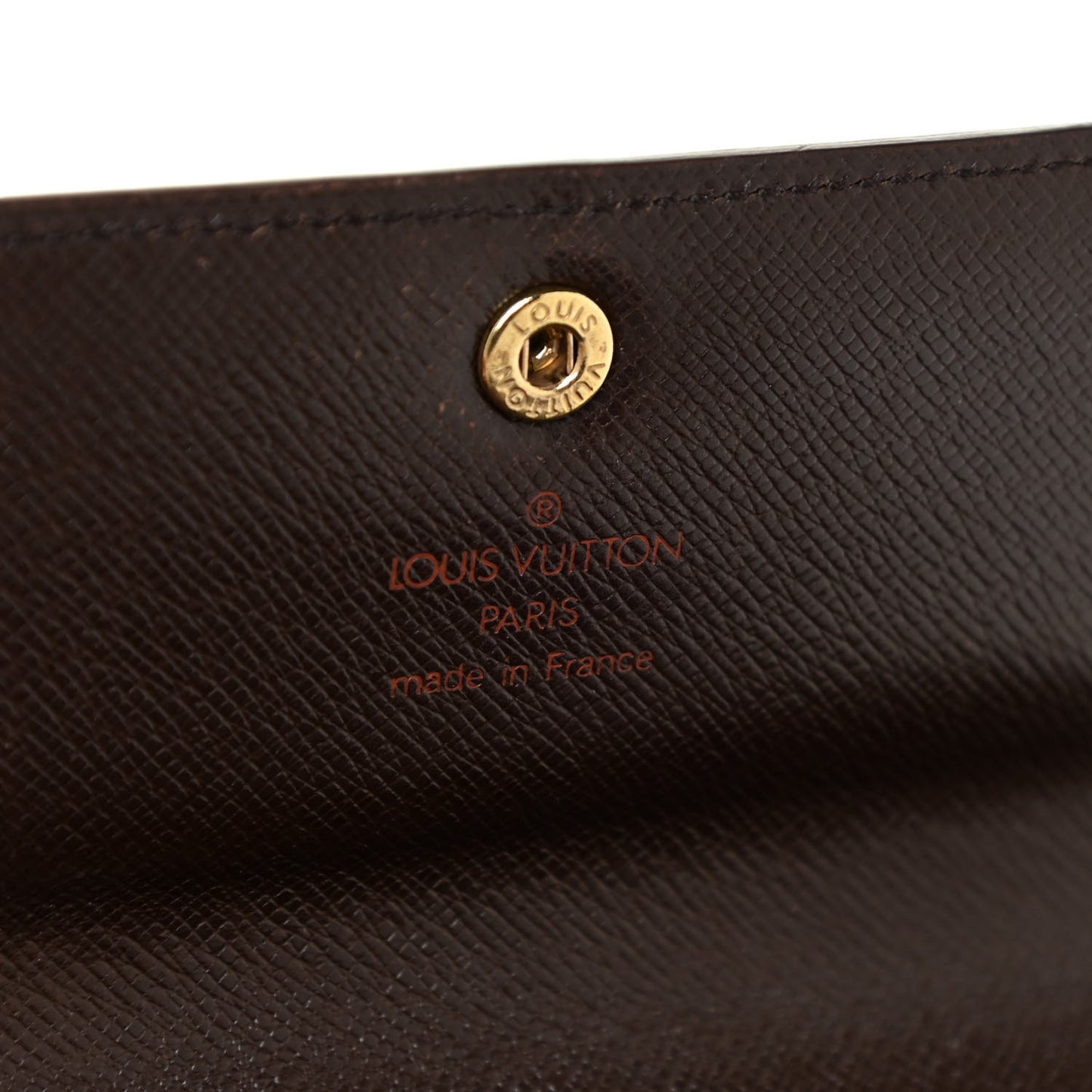 Damier Ebene Porte Tresor Etui Papier Wallet