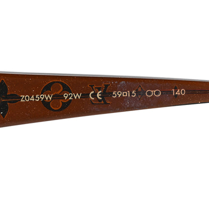 Louis Vuitton Acetate Obsession GM Sunglasses Z0459W Brown Glitter 5 of 6