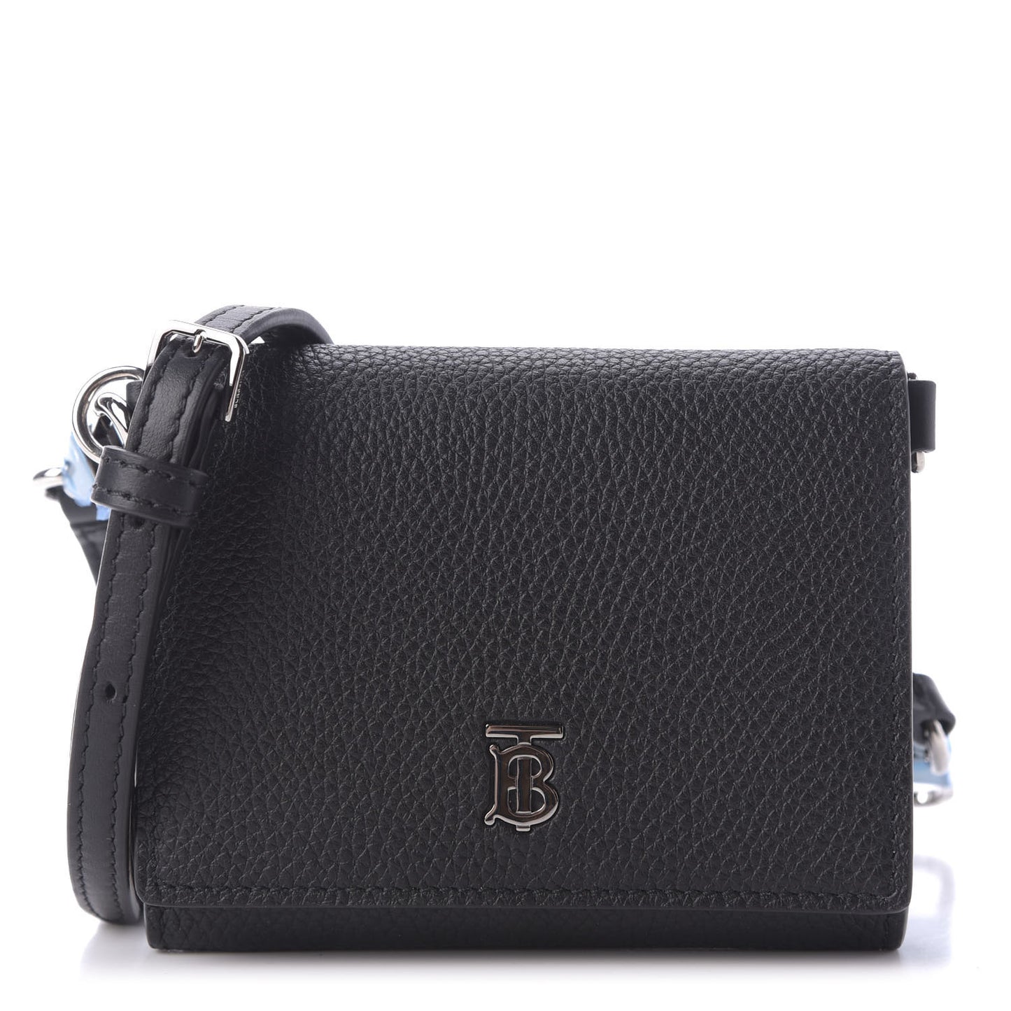Grainy Calfskin Otis TB Wallet Black