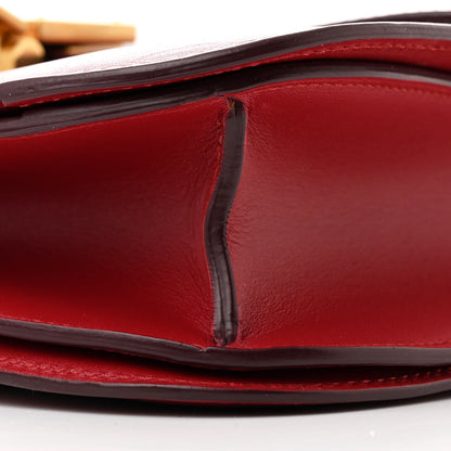 Celine Smooth Calfskin Medium Classic Box Flap Bag Red 11 of 12