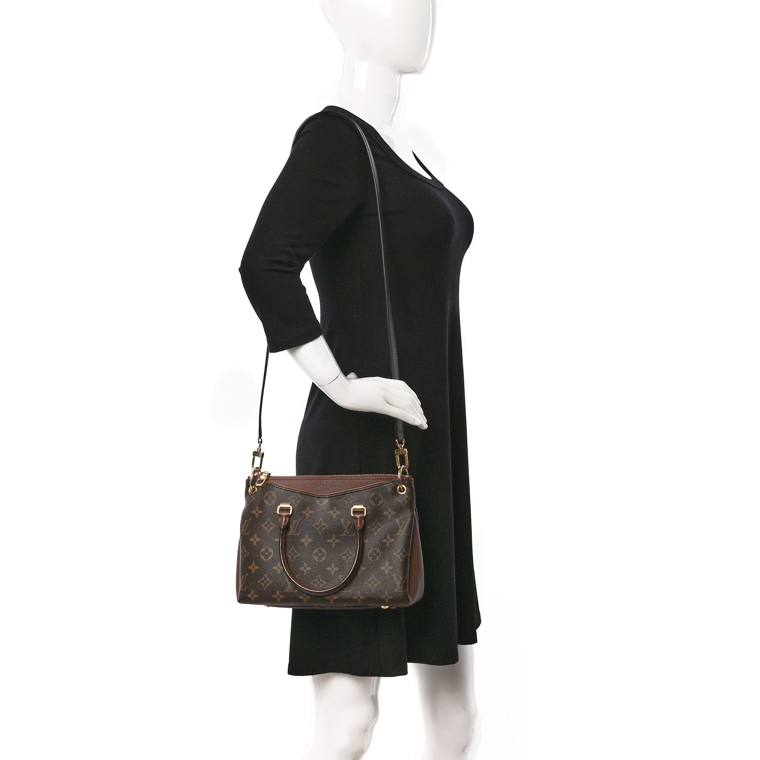 Louis Vuitton Monogram Pallas BB Noisette 3 of 8