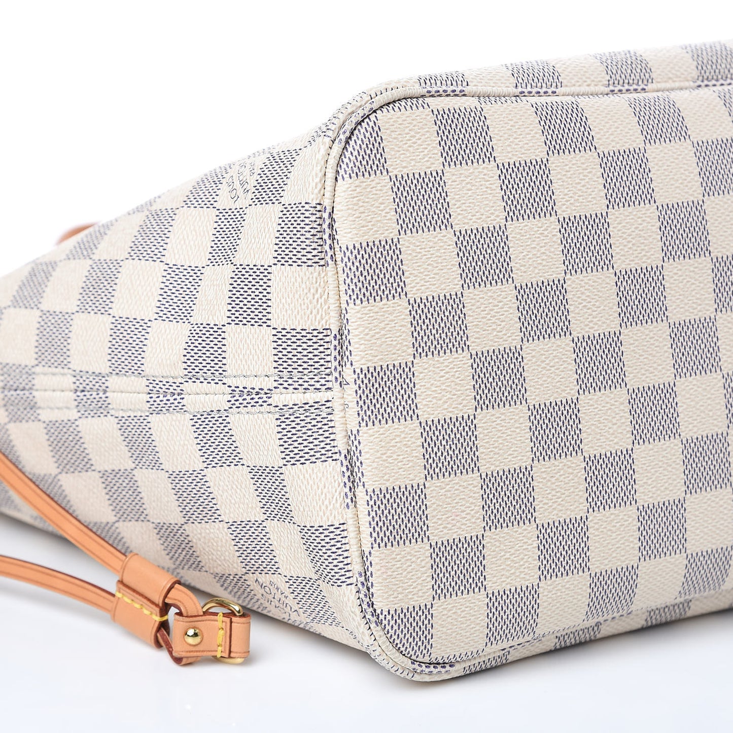 Damier Azur Neo Neverfull MM Rose Ballerine