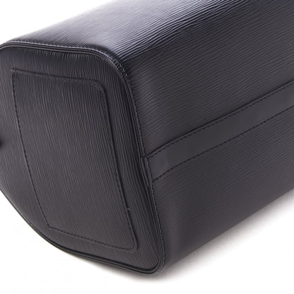 Louis Vuitton Epi Speedy 30 Black 6 of 9