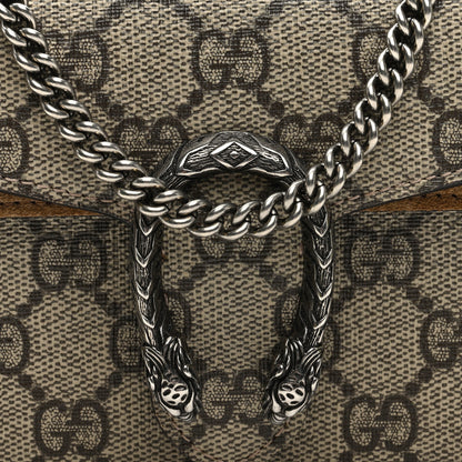 Gucci GG Supreme Monogram Super Mini Dionysus Shoulder Bag Taupe 7 of 10