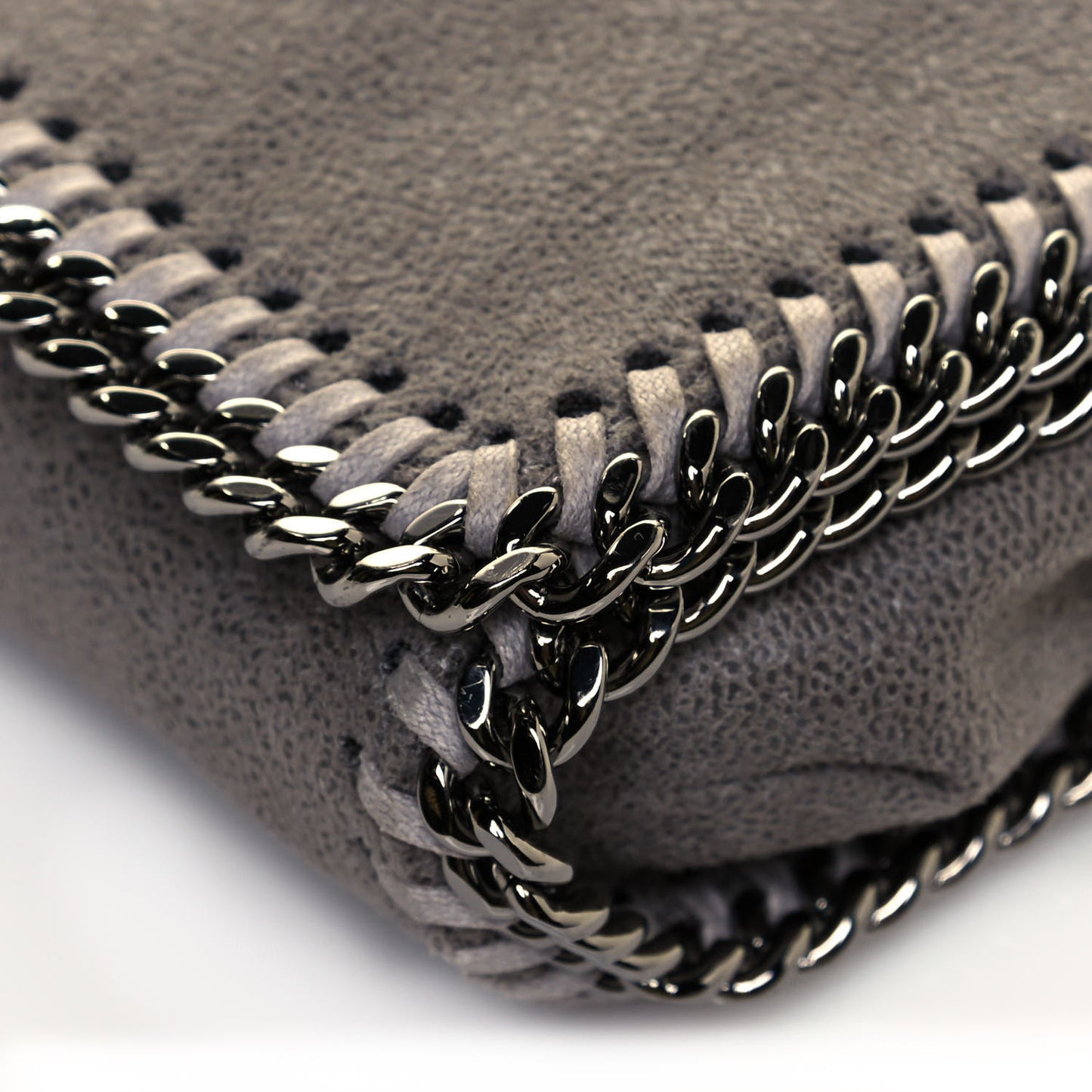 Shaggy Deer Falabella Crossbody Bag Light Grey