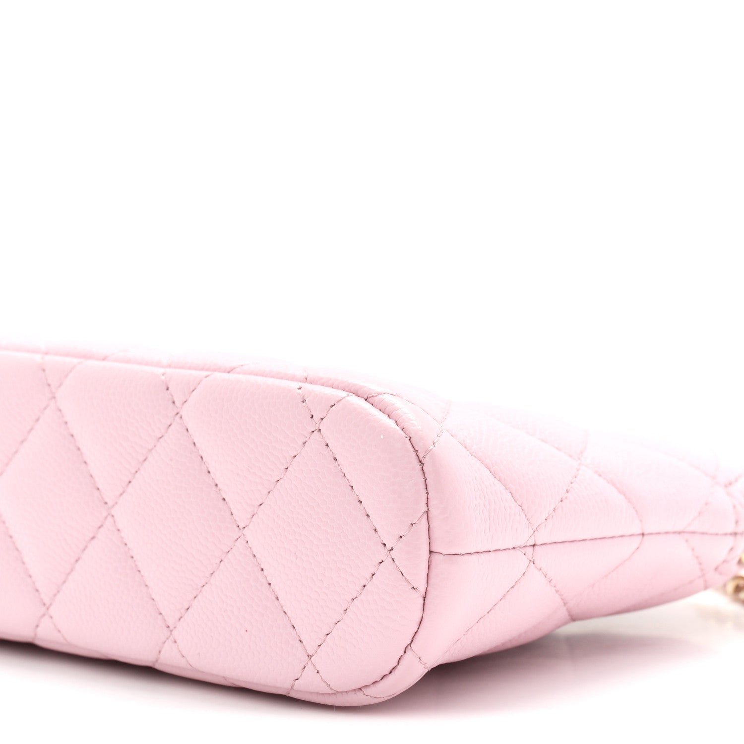 Chanel Caviar Quilted Classic Clutch With Chain Pink 10 of 11