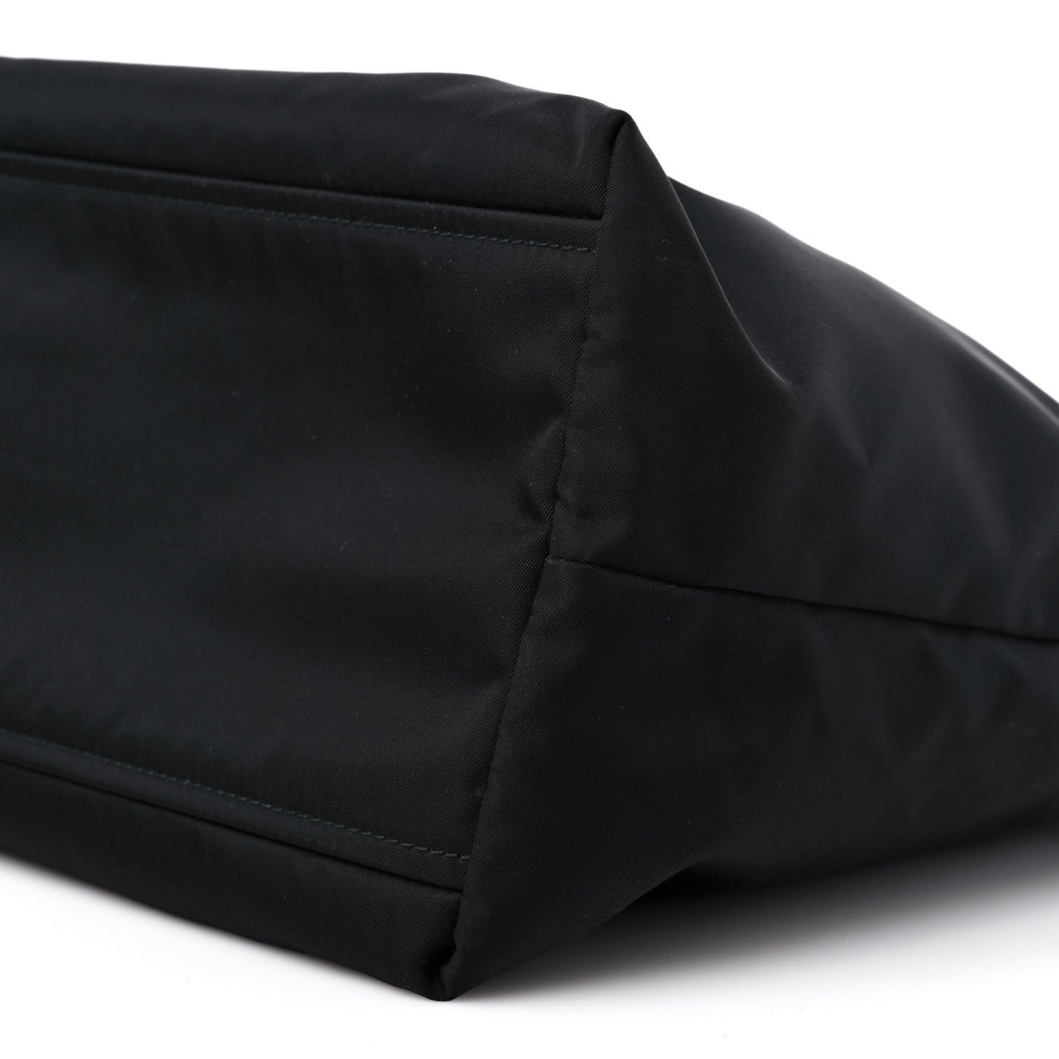 Prada Tessuto Nylon Vela Saffiano Tote Black 8 of 8