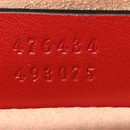 Gucci Calfskin Matelasse GG Marmont Belt Bag 85 34 Hibiscus Red 7 of 12
