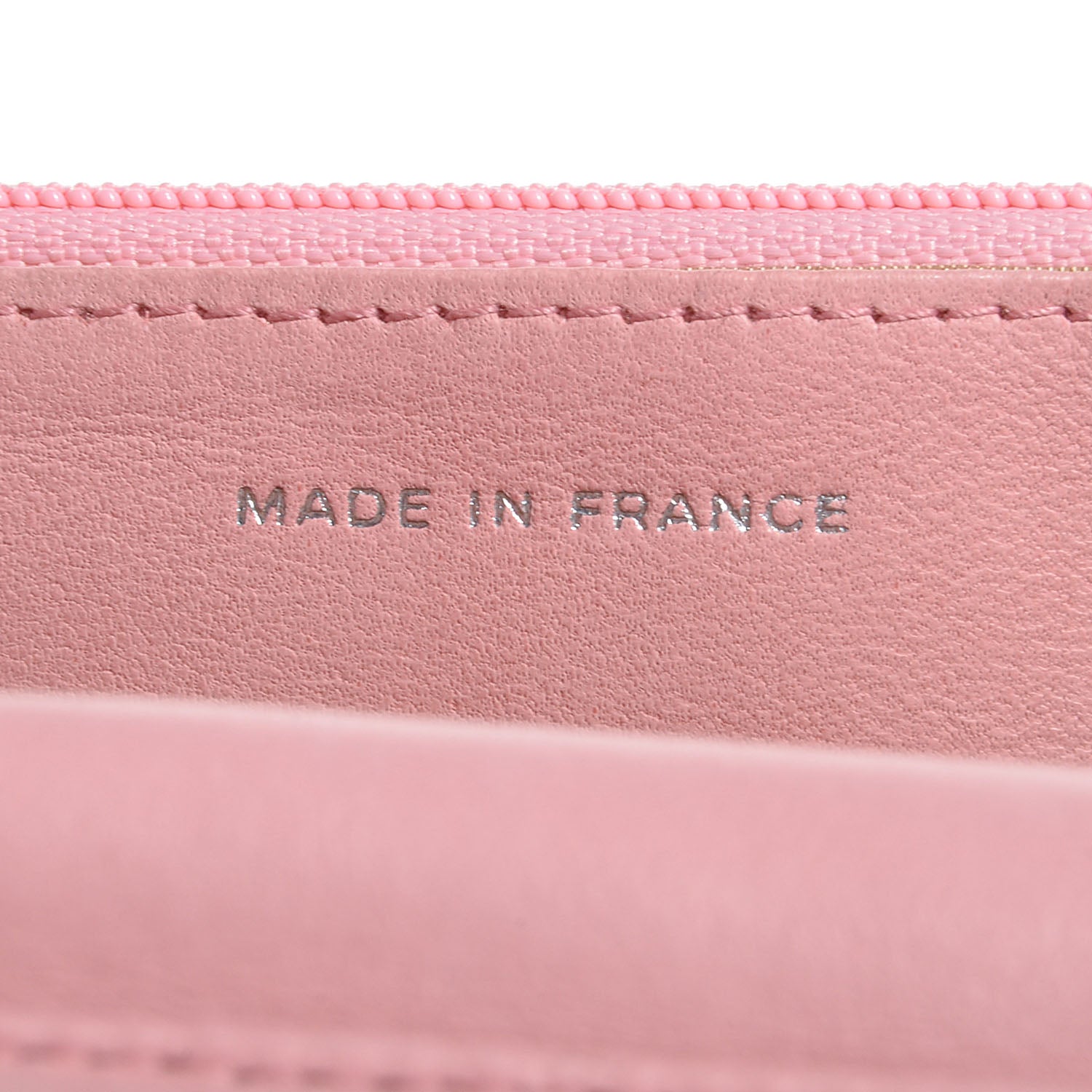Chanel Caviar Timeless CC Wallet on Chain WOC Pink 7 of 8