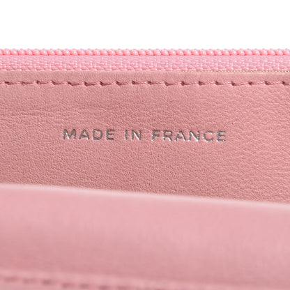 Chanel Caviar Timeless CC Wallet on Chain WOC Pink 7 of 8