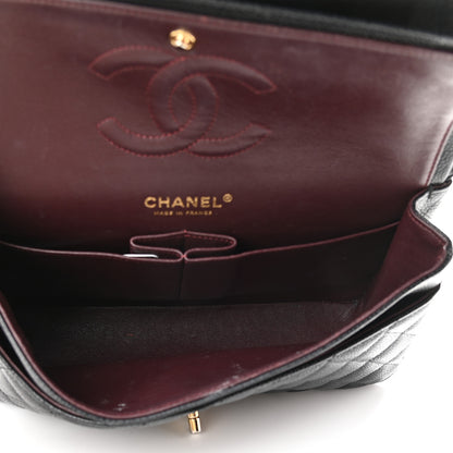 Chanel Caviar Quilted Medium Double Flap Black 5 of 12