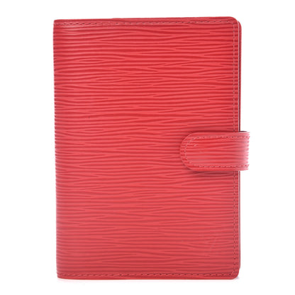 Louis Vuitton Epi Small Ring Agenda Cover Castillan Red 1 of 7