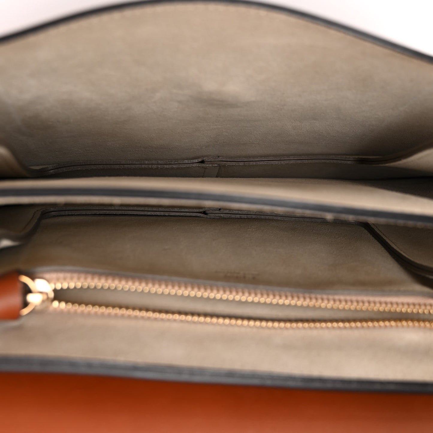 Suede Calfskin Medium Faye Shoulder Bag Tobacco