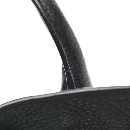 Prada Vitello Daino Tote Black 10 of 13