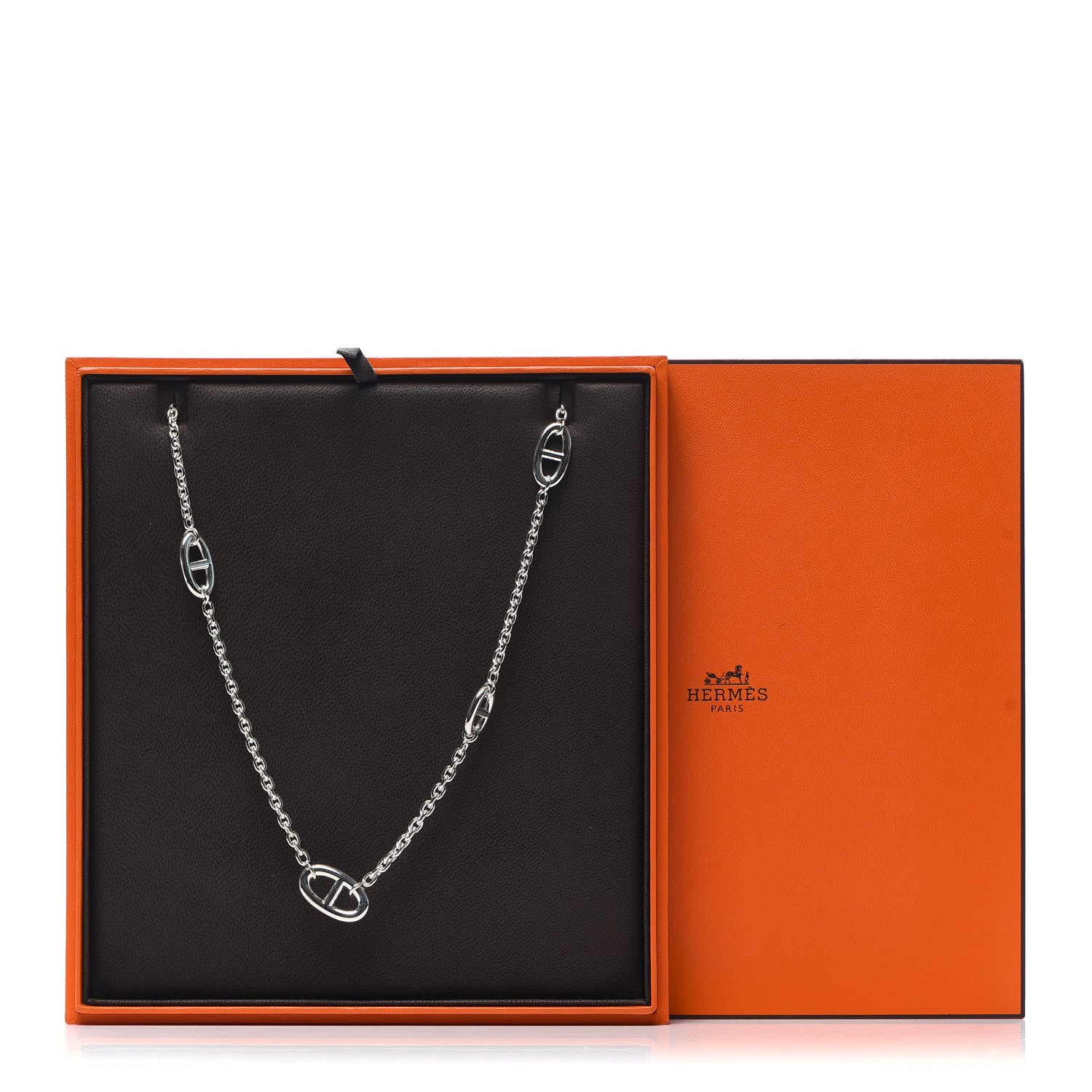 Hermes Sterling Silver Farandole Necklace 120 5 of 5