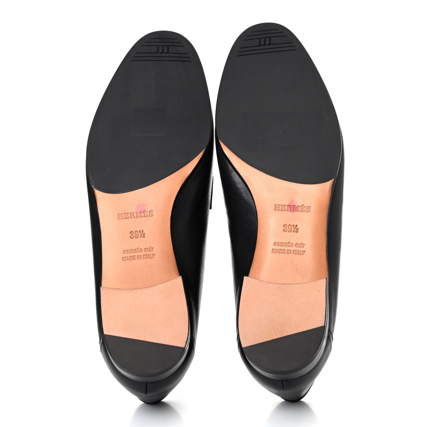 Goatskin Womens Paris Loafers 39.5 Black